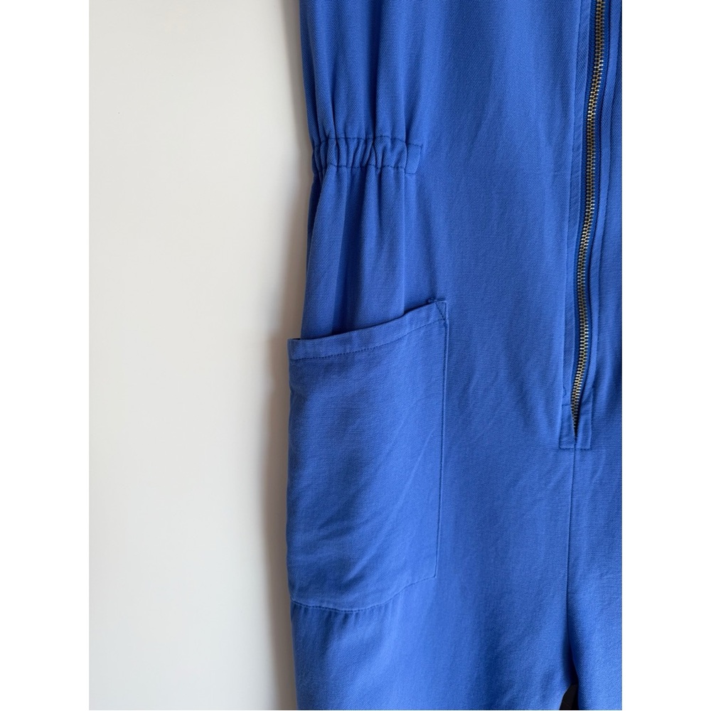 Noble Blue Utility Jumpsuit - Picture 6 of 16